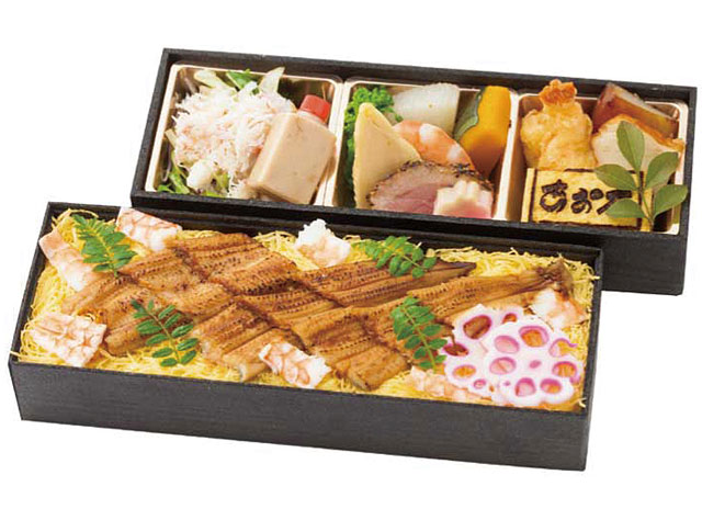 江戸前穴子のちらし弁当写真